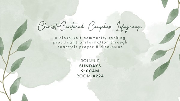 Cottonwood Creek Church - Christ-Centered Couples