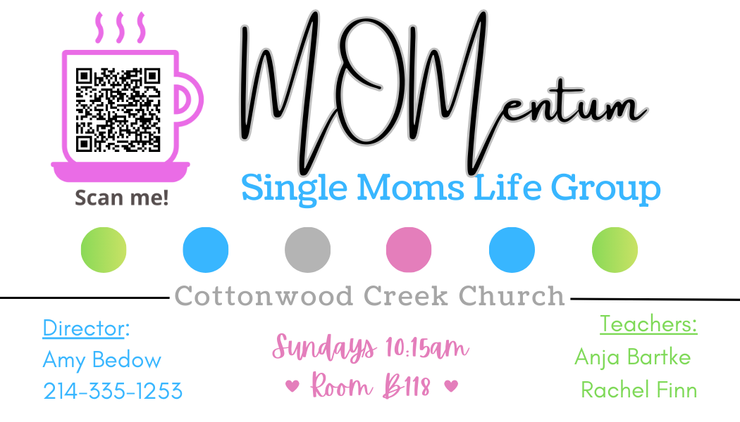 Cottonwood Creek Church - MOMentum-Single Moms