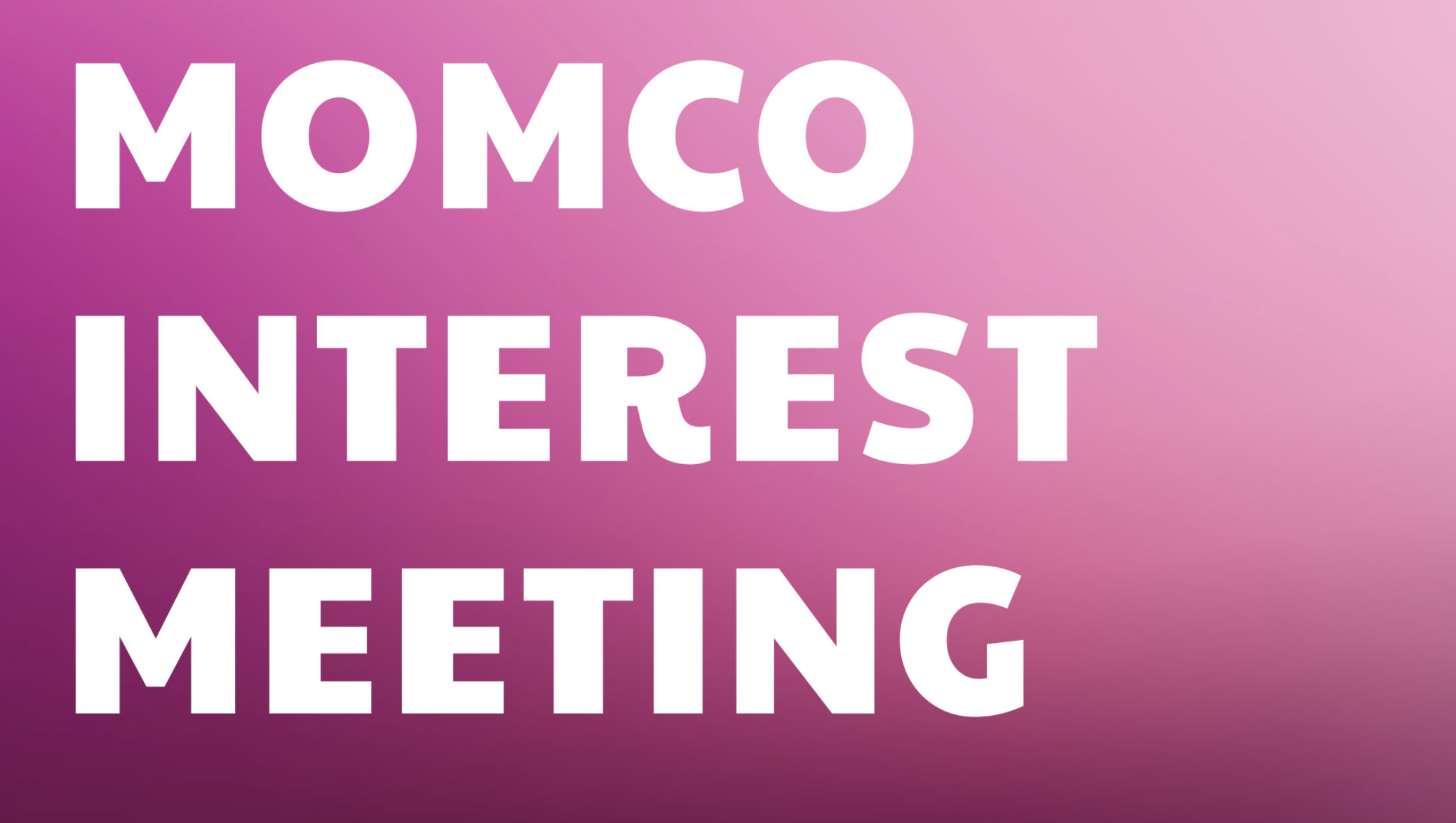 Cottonwood Creek Church - MomCo Interest Meeting