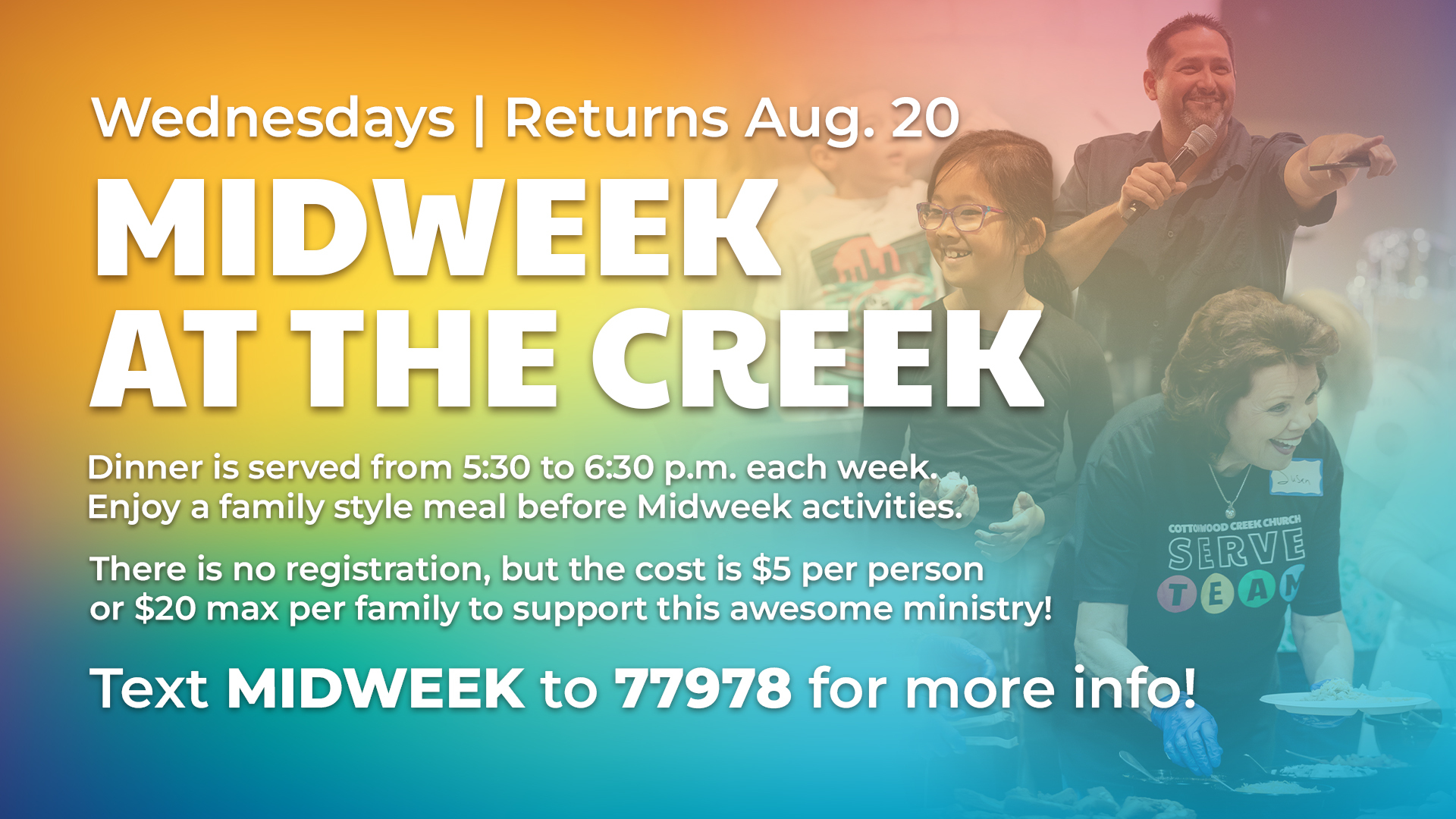 Cottonwood Creek - Midweek Returns