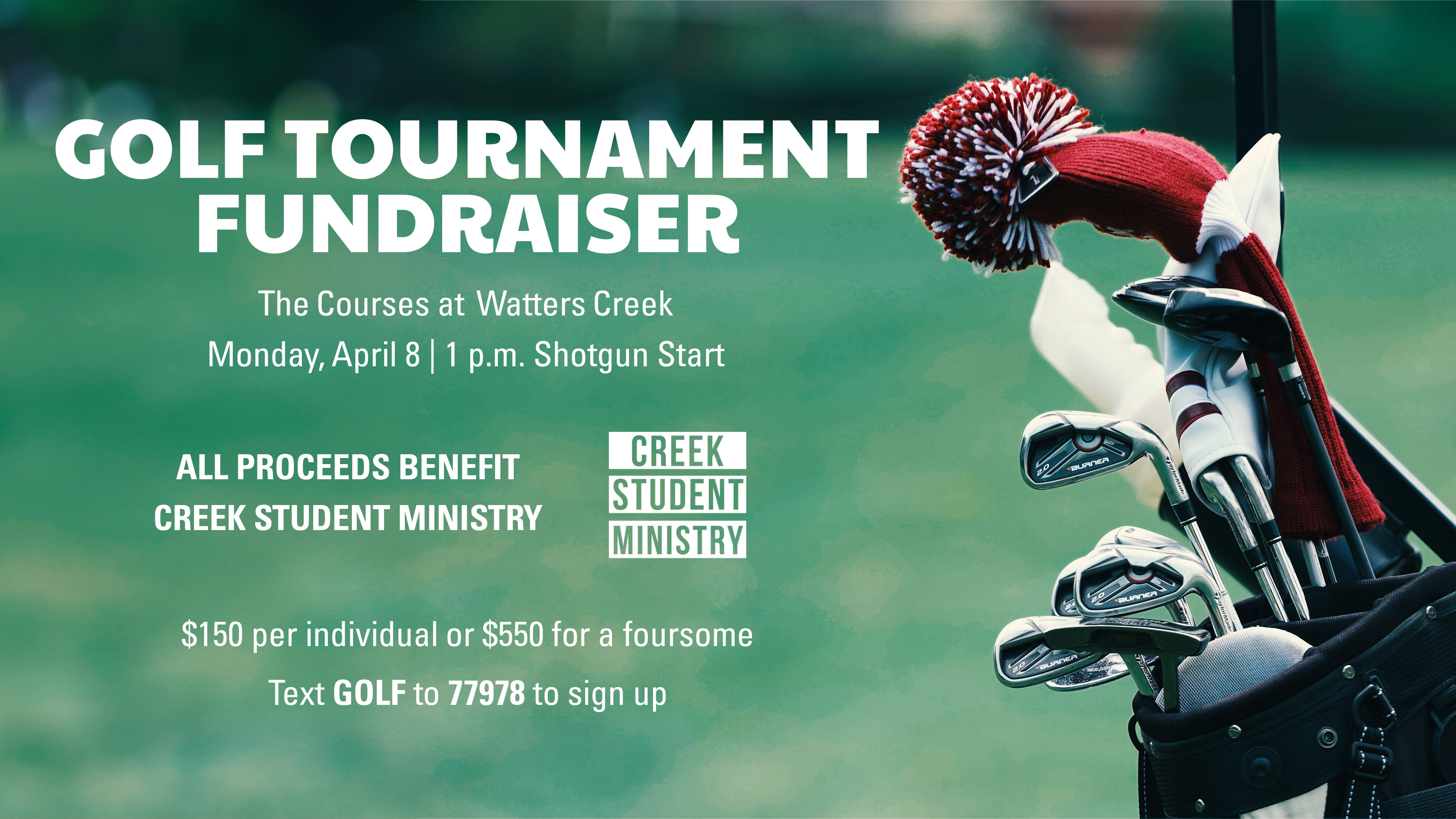 Cottonwood Creek Church - Golf Tournament Fundraiser