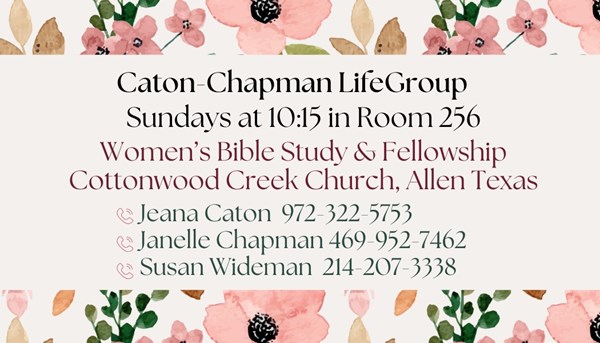 Cottonwood Creek Church - Caton/Chapman