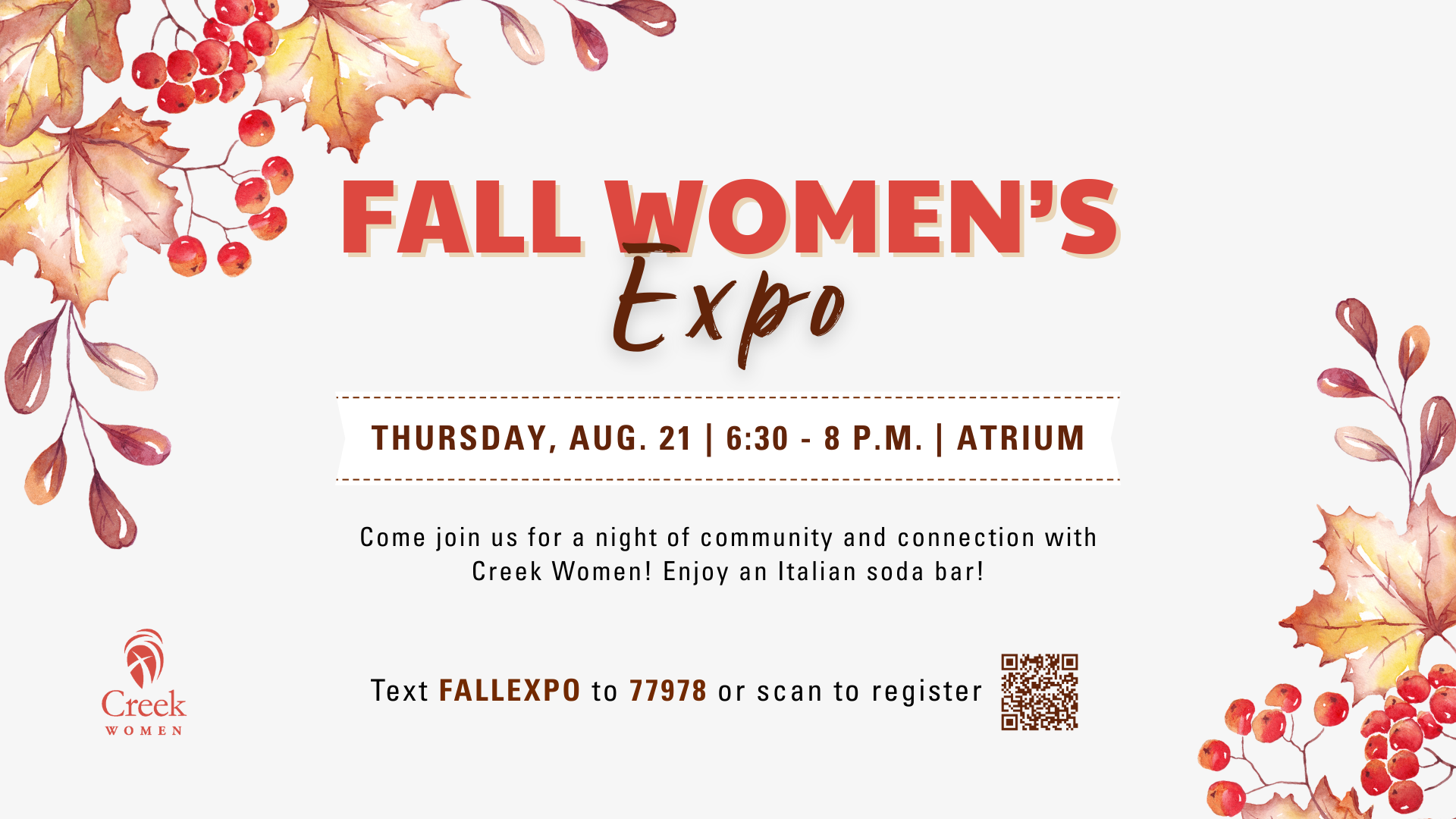 Cottonwood Creek - Falll Women's Expo