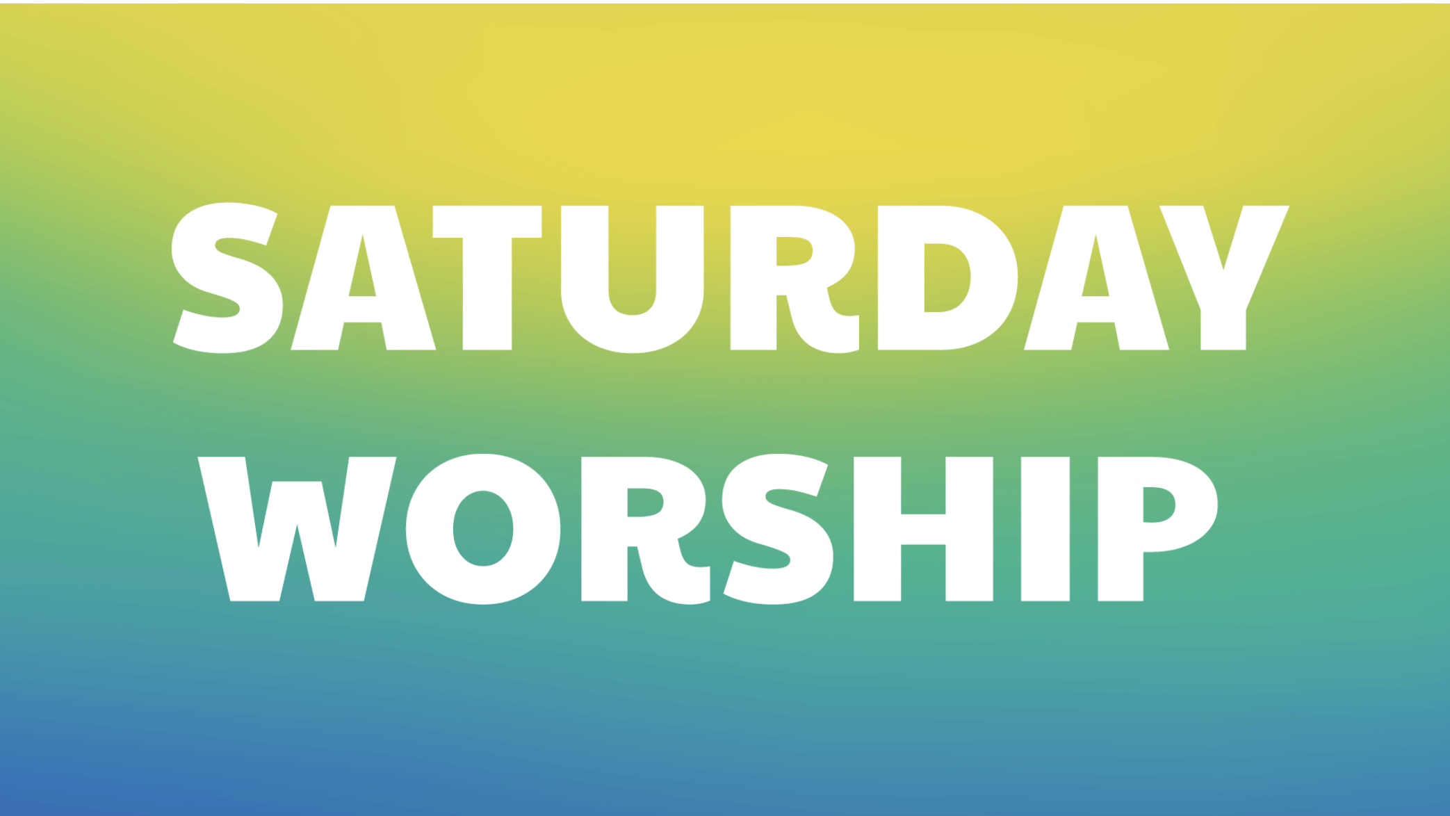 Cottonwood Creek Church - Saturday Worship