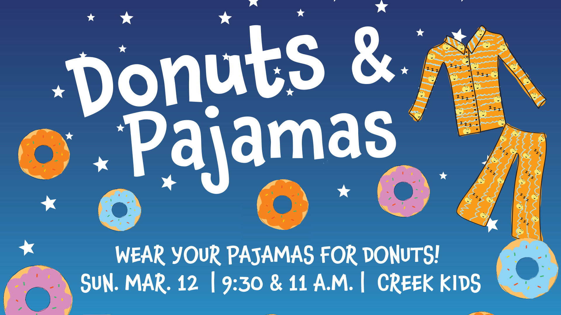 Cottonwood Creek Church - Donuts & Pajamas